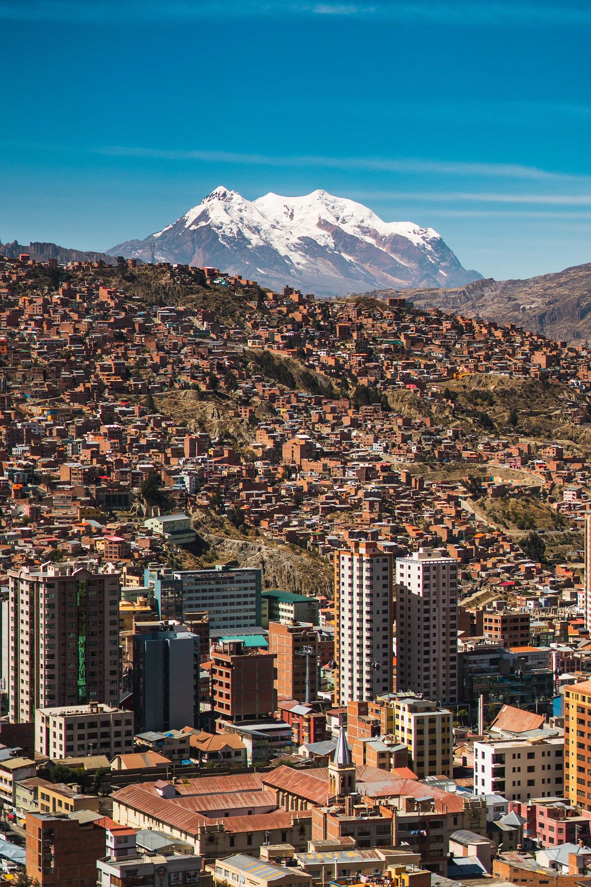 La Paz, Bolivia. Photograph by Jonathan Byrne.